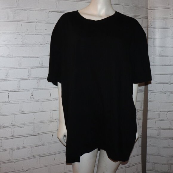 🖤🧺🌑 George Soft Wash Tee · Black · Size 4XL - Picture 1 of 5